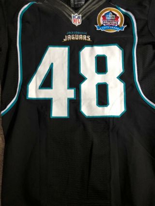 Jeremy Cain Jacksonville Jaguars Game Issued Jersey Steiner 2