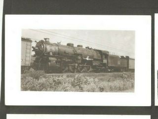 Vtg Postcard Rock Island Railroad Locomotive 4028 Rppc Real Photo