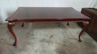 Thomasville Flame Mahogany Dining Room Table Chippendale