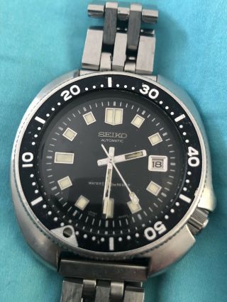Vintage Men’s Seiko Automatic Divers Watch 6105 - 8110 Rare 1970s