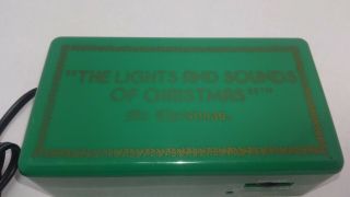 Mr.  Christmas Lights And Sounds Of Christmas Vintage 1981 Green Model 121