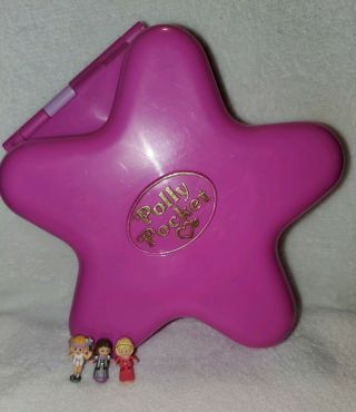 Vintage Polly Pocket Bluebird 1993 Fairylight Wonderland Pink Star Near Complete