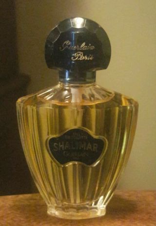 Vintage Shalimar Guerlain Paris Eau De Toilette Perfume Spray 1.  7 Oz / 50ml Edt