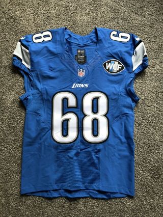 Taylor Decker Team Issued Detroit Lions Jersey Ohio State