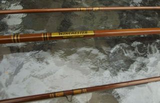 Vintage Winchester Hexagon Bamboo Fly Rod With 2 Tip Ends Not Sure Fished?