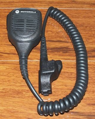 Replacement Motorola (pmmn4045a) Vintage Speaker Microphone W/ Clip