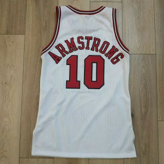 BJ Armstrong Chicago Bulls Jersey Pro cut Champion 44,  3 2