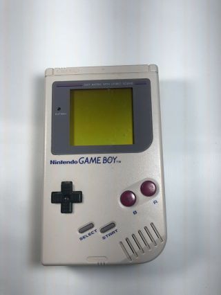 Nintendo Game Boy Dmg - 01 Gray Vintage Handheld System Parts Only 103