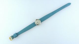 Rolex Precision Orchid Chameleon Vintage Women ' s 18K White Gold Wrist Watch 2