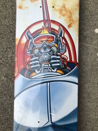 Rare World Industries Flame Boy Wet Willy Skateboard Deck Old Stock 2000’s