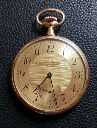 Audemars Freres Brassus & Geneve Swiss Made 14k Gold Pocket Watch