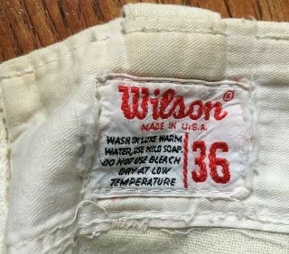 1969 Tommy John Chicago White Sox Flannel Pants,  Tagged,  Game Worn 3