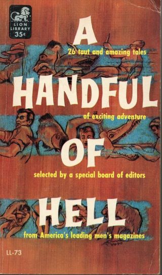 A Handful Of Hell Pb 1956 Lion Library Anthology From 1950 