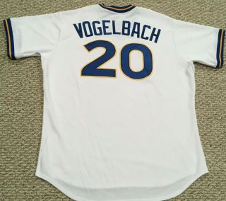Dan Vogelbach Size 50 2017 Seattle Mariners Tbtc 1977 Game Issued Jersey Mlb Hol