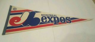 Montreal Expos Vintage Full Size Pennant 12x30 Major League Baseball