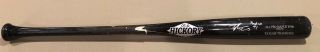 Taylor Trammell Game Bat Autographed/signed San Diego Padres Cincinnati Red
