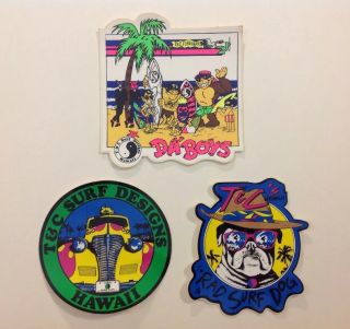 Nos T&c Surf Hawaii Thrilla Gorilla Town And Country Vintage 1980s Stickers