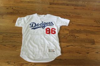 Los Angeles Dodgers 2018 Game Worn Jersey 86 Danny Lehman