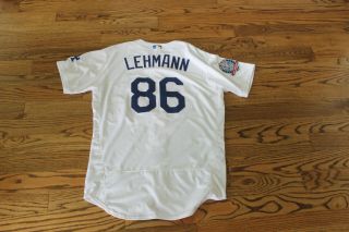 Los Angeles Dodgers 2018 Game Worn Jersey 86 Danny Lehman 2