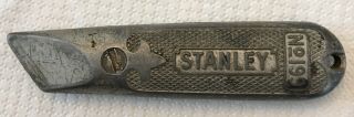 Vintage Stanley No.  199 5.  5 " Utility Razor Knife Fleur De Lis W/ (2) Blades Vgc
