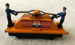 Rare Vintage American Flyer Trains S - Gauge 5300t Hand Car Miners Work Train