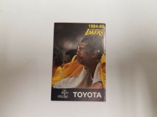 Los Angeles Kings/lakers 1984/85 Nhl/nba Pocket Schedule - Toyota