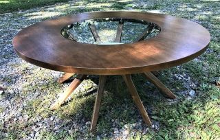 1960s Mid Century Modern Broyhill Brasilia Cathedral Coffee Table