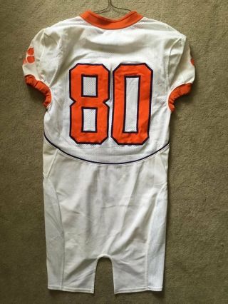 2008 Game worn Clemson Tigers Football NIKE jersey by WR Aaron Kelly 42 3
