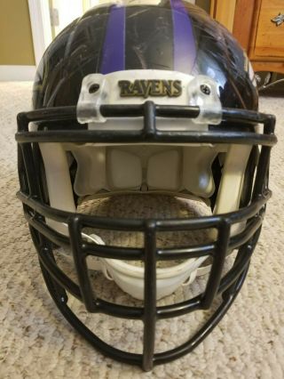 2014 Baltimore Ravens Game Worn Brandon Williams Helmet Missouri Southern
