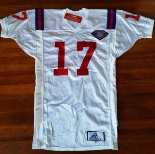 England Patriots 1994 Game Issued Throwback Jersey 17 Antonio Brown Size 48