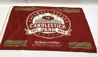 San Francisco 49ers Farewell Candlestick Park Ticketmaster Flag Only