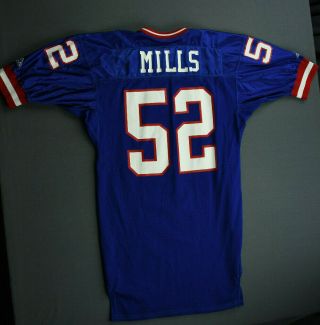 1994 Jeff Mills York Giants Game Issued Apex Jersey Size 44 Not Worn 2