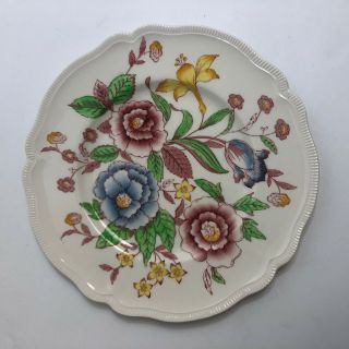Vintage Johnson Bros.  England,  English Bouquet,  9 " Plate,  Floral,  Ships