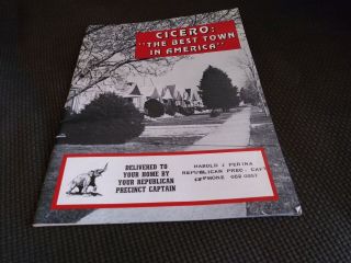 1985 Book On Cicero Illinois From Republican Party