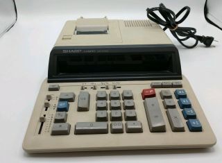 Vintage Sharp Compet Qs - 2760a Electronic Printing Calculator Office Desktop