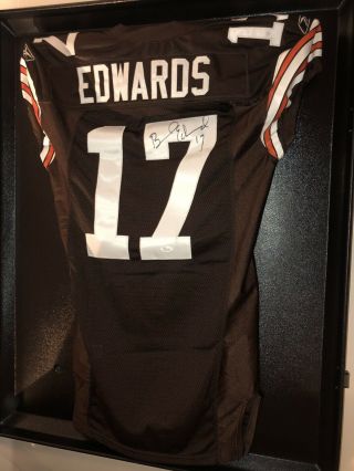 Braylon Edwards Game Issued Jersey Autographed JSA Cleveland Browns Game Worn 3