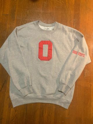 Vintage 90’s Ohio State Buckeyes Sweatshirt Large Usa Made Ncaa Osu Football