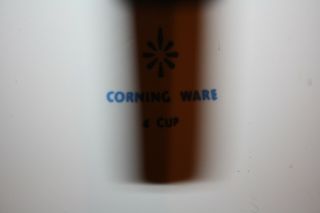 Vintage Corning Ware 4 cup Percolator Stove Top Coffee Pot Blue Cornflower 3