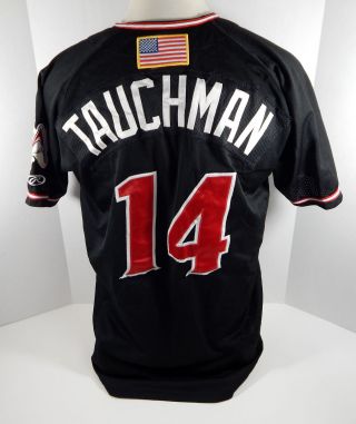 2018 Albuquerque Isotopes Mike Tauchman 14 Game Black Jersey