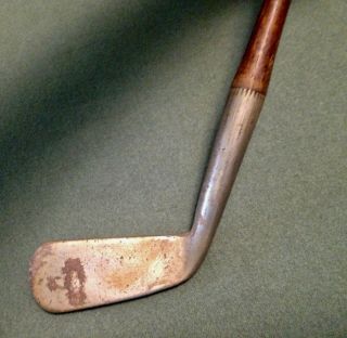 Antique Hickory Wood Shaft Smooth face Iron R B Wilson St Andrews Scotland 39 2