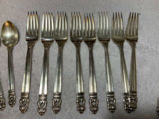 Sterling Silver 50 Piece Set of Royal Danish by International Silver 8 settings 2