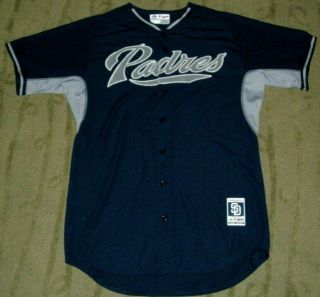 JEFF FRANCOEUR SAN DIEGO PADRES GAME ISSUED UN WORN ' 14 JERSEY (BRAVES PHILLIES) 3