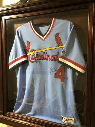 Yadier Molina Autographed Game St.  Louis Cardinals Jersey Beckett