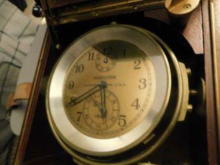 Hamilton Watch Company Marine Chronometer Watch 1941