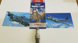 B - 17g Flying Fortress Spark Plug 300 Hours Wwii Bomber 1945 Wright Cyclone