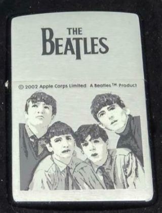 Rare Vintage Zippo - Beatles Fab Four - 2002