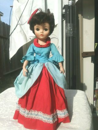 Uneeda Doll 2s Dollikin 20 " Articulated Jointed Vtg 1950 
