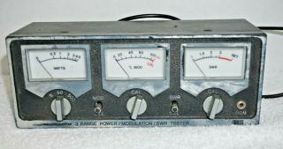 Vintage Micronta - 3 Range Power/modulation/swr Tester - Cat No.  21 - 522