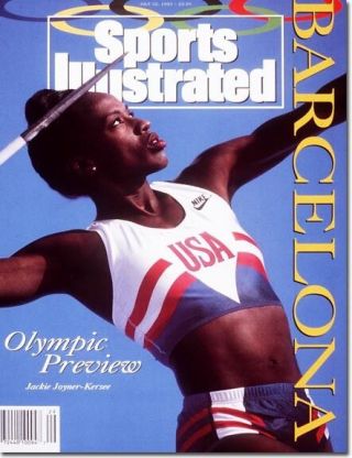 July 22,  1992 Jackie Joyner - Kersee Olympic Track And Field Sports Illustrated