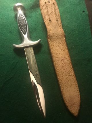 Antique FRANCE Depose Inox Commando Stiletto Knife Fairbairn Sykes Style Dagger 2